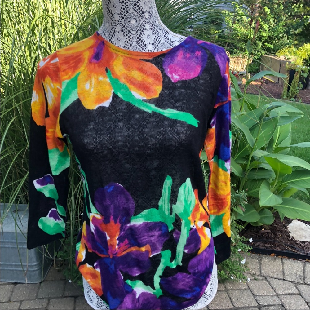 COPY - Ralph Lauren flowered print top Sz S